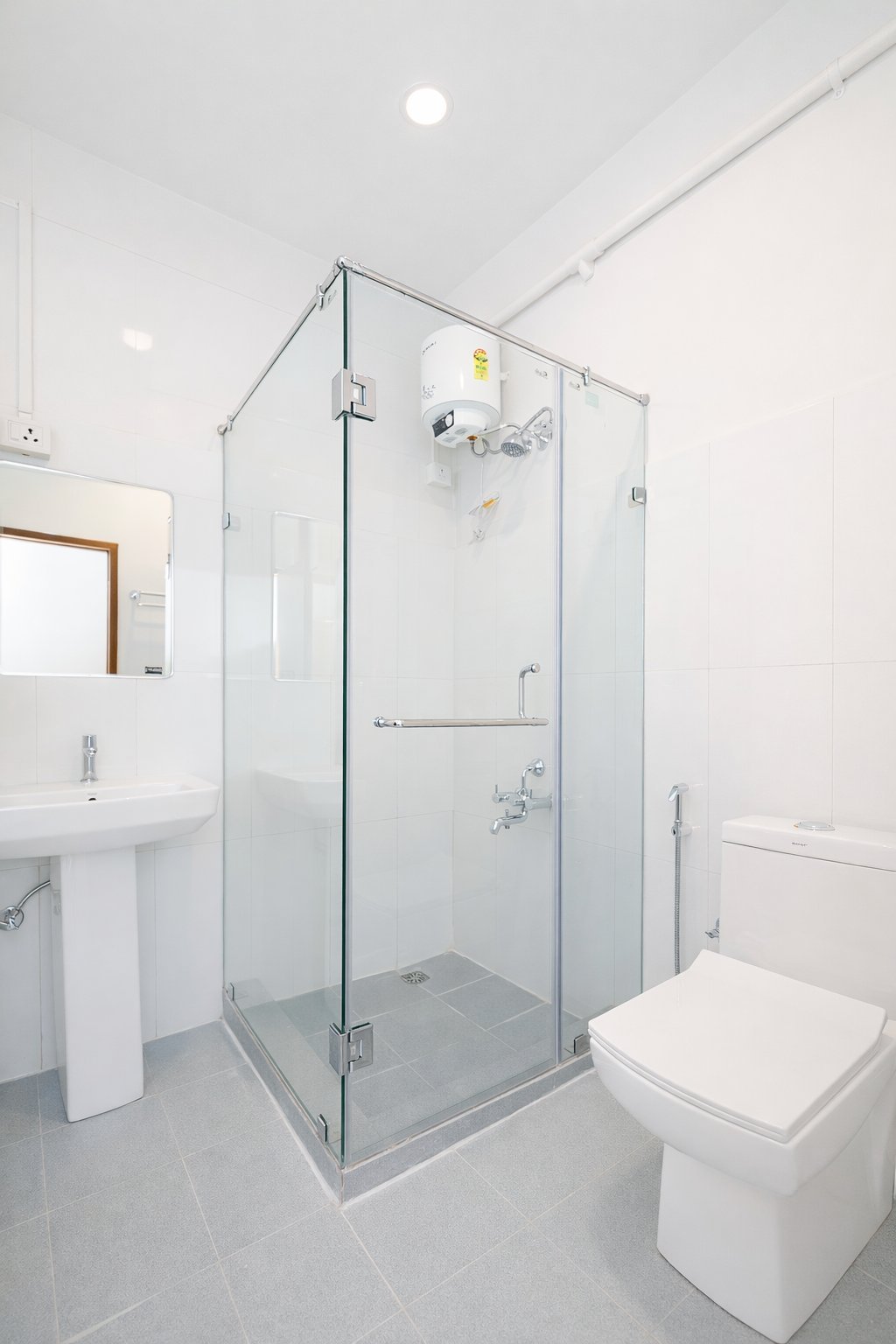 Modern bathroom — shared facility